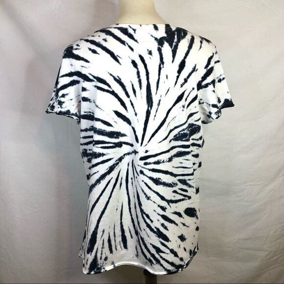 THE ROLLING STONES SPIKED TONGUE TIE DYE T-SHIRT - Picture 4 of 6